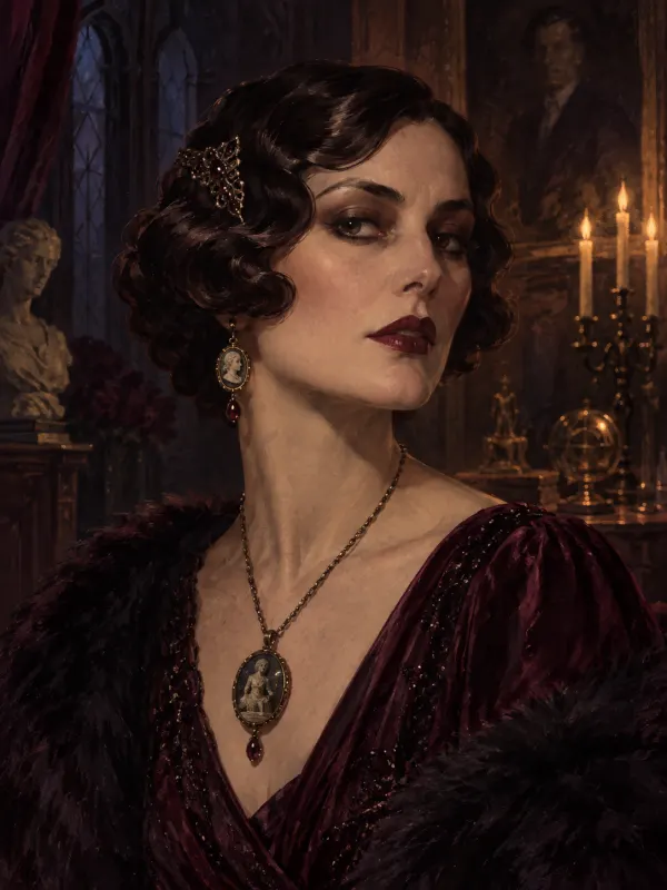 Baroness Marguerite Noir, the collector of rare artifacts