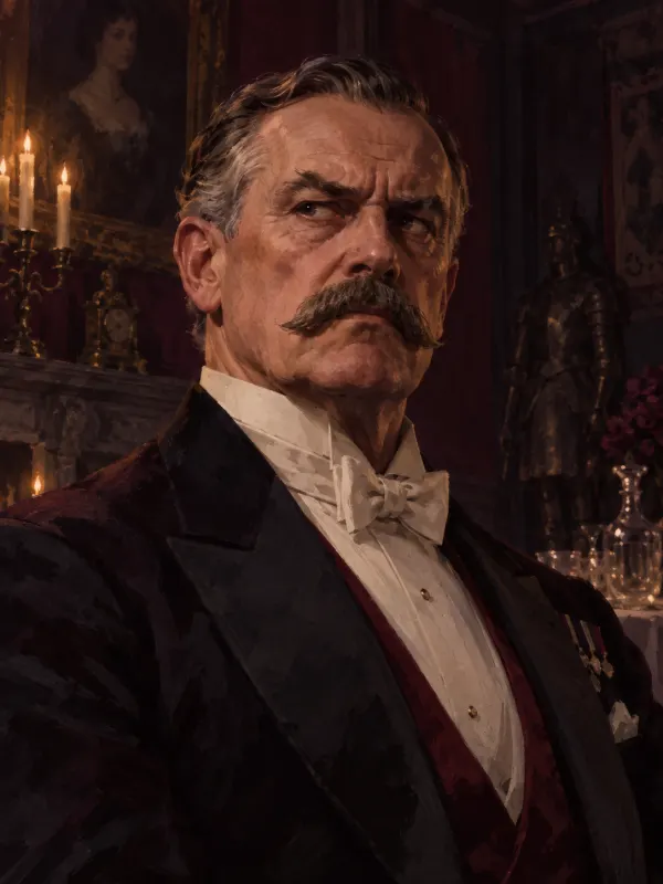 Colonel Reginald Thorne, a retired military man with a temper